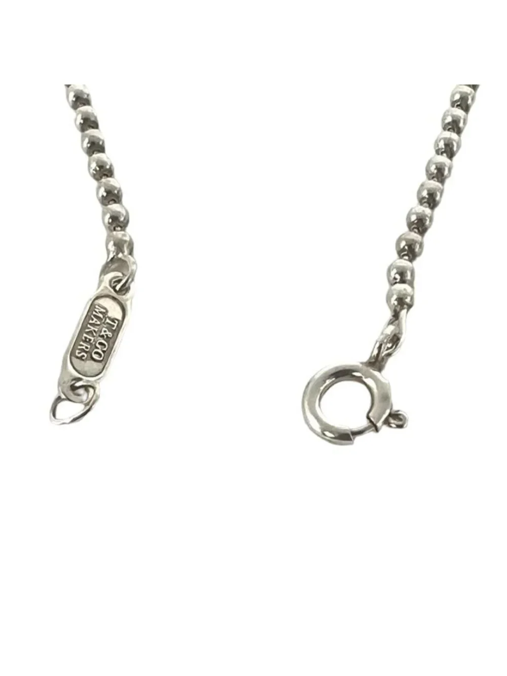 Tiffany & Co Box Makers ID Necklace 925 Sterling Silver Accessory Pendant